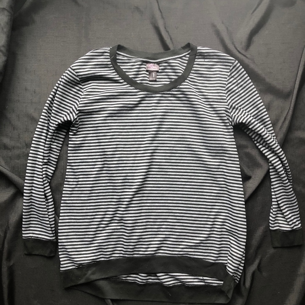 Striped maternity top